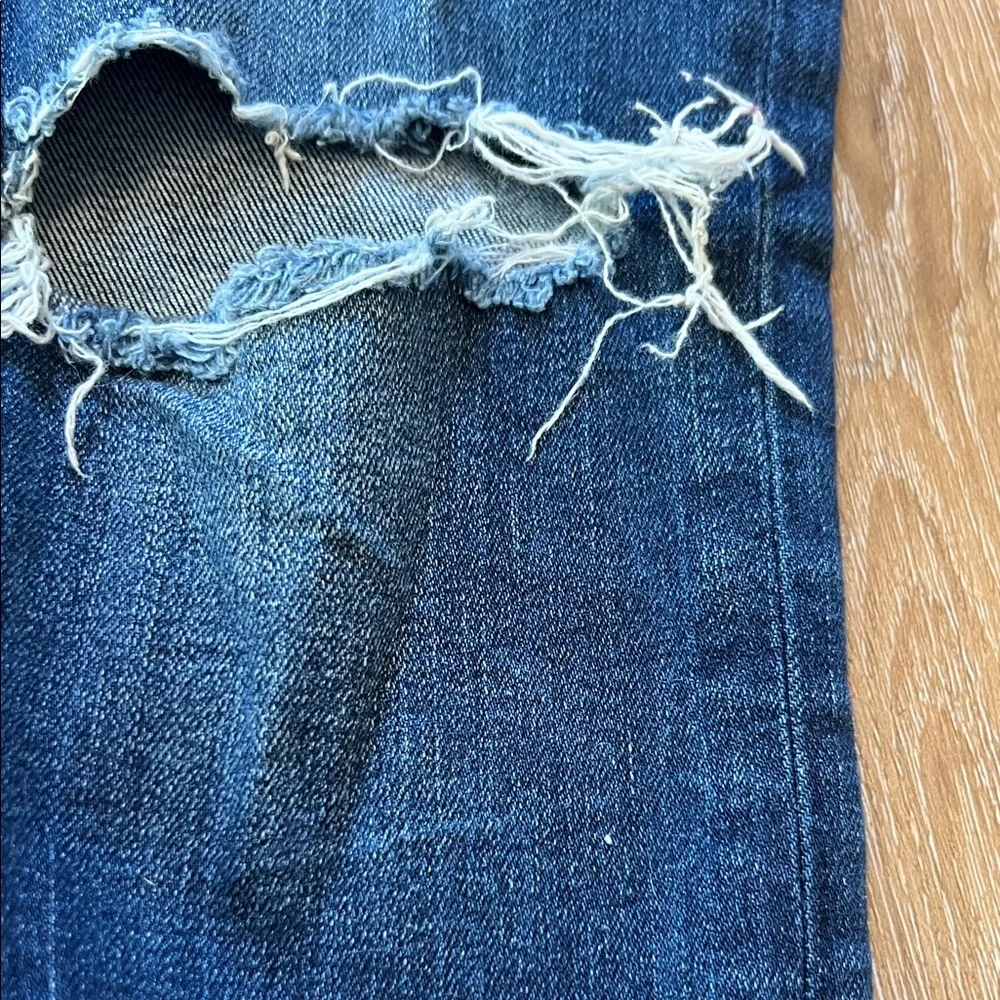 Miss Me Ankle Straight Distressed Blue Jeans Size 27